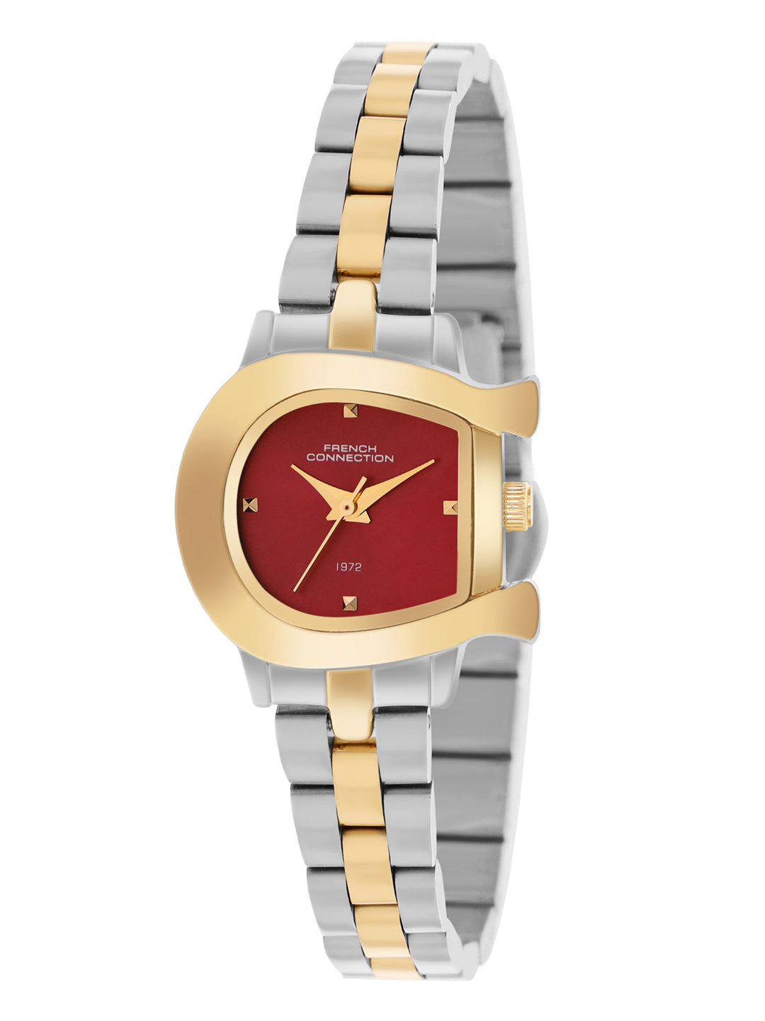 French Connection Maroon Dial Analog Watch for Women's - FCH19TM