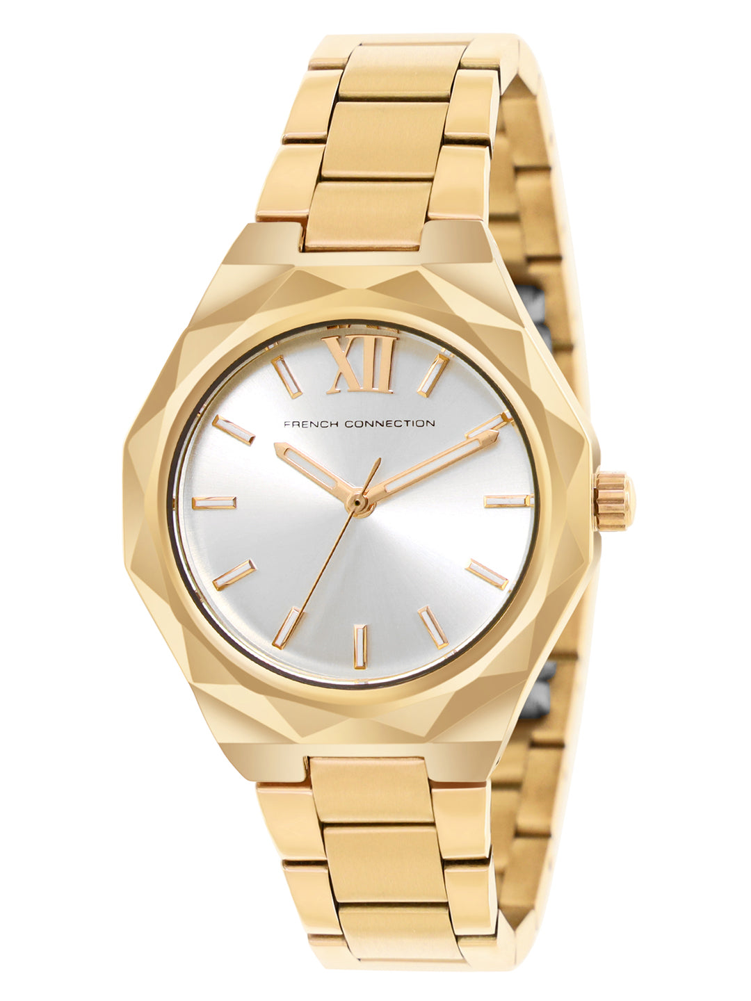 French Connection Silver Dial Analog Watch for Women's - FCH1GM