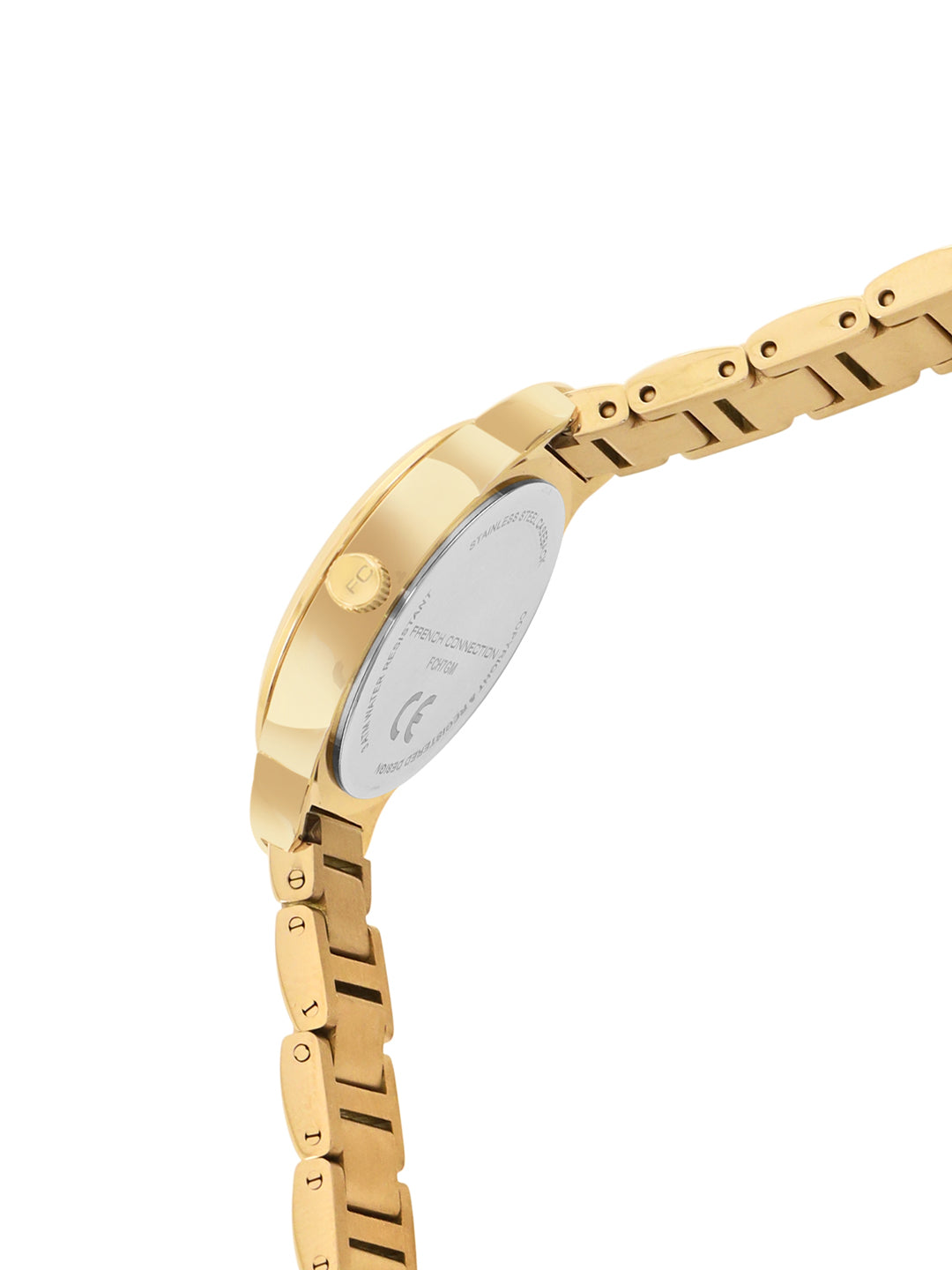 French Connection White Dial Analog Watch for Women's - FCH7GM