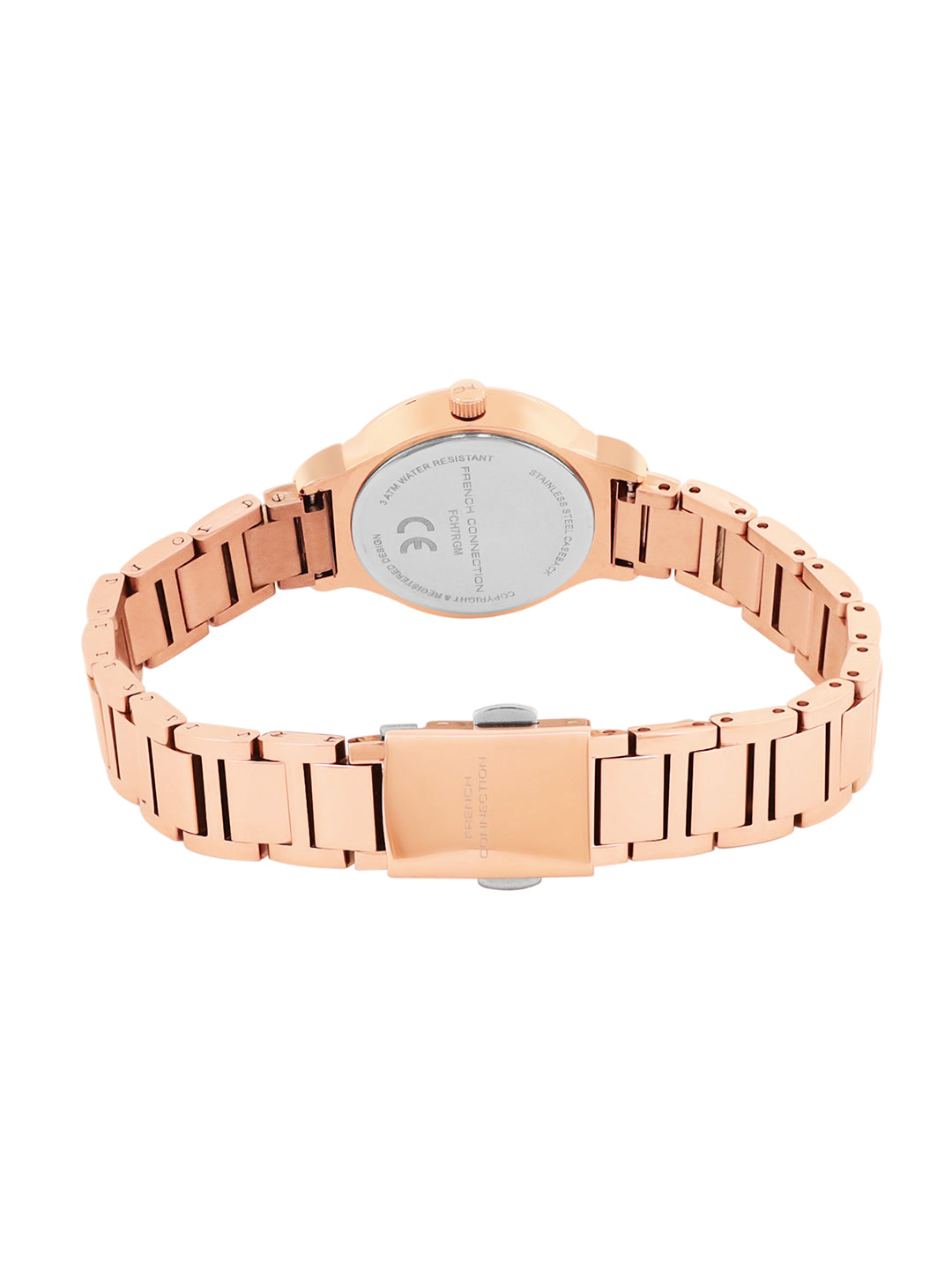 French Connection White Dial Analog Watch for Women's - FCH7RGM