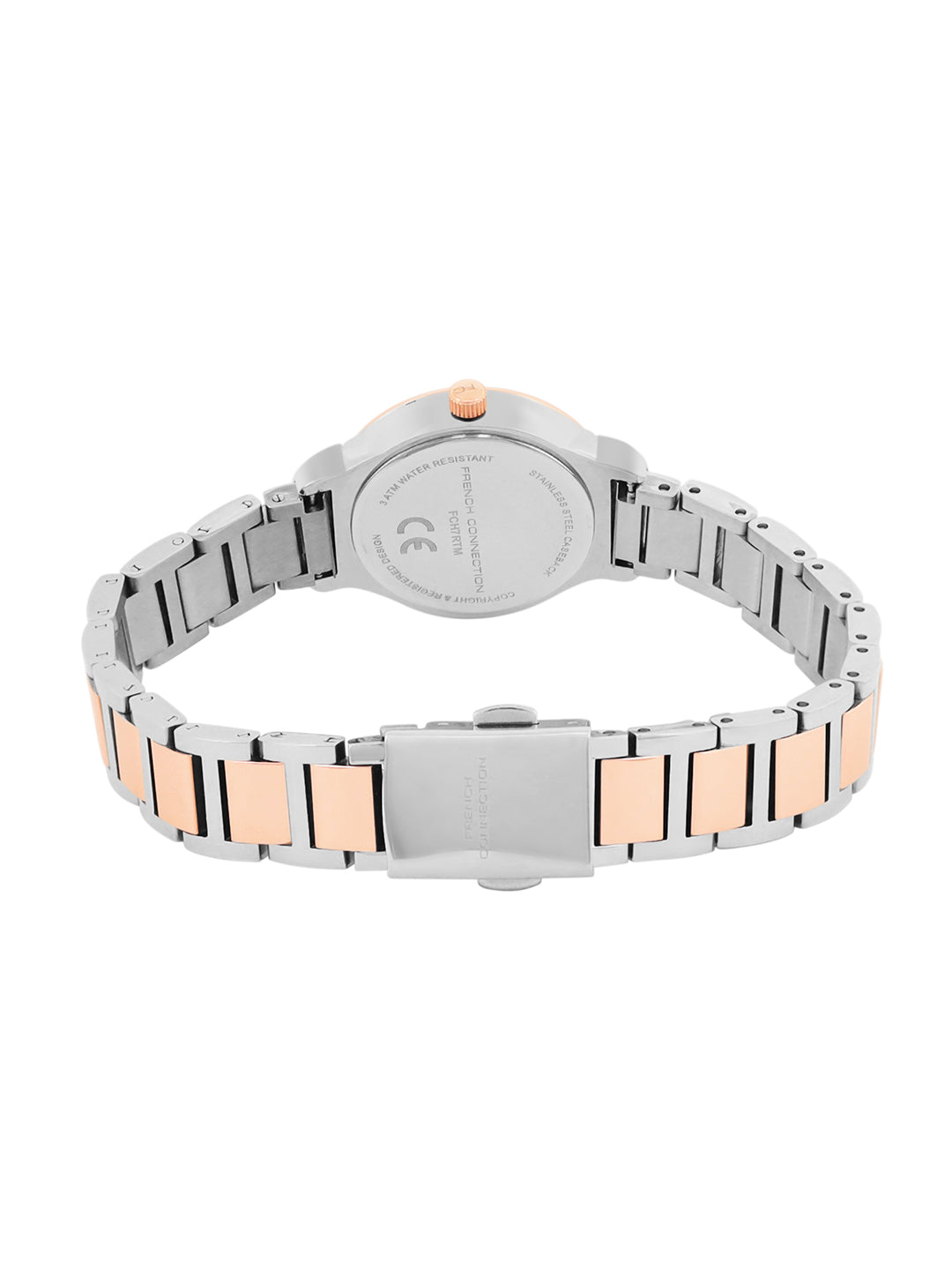 French Connection Pink Dial Analog Watch for Women's - FCH7RTM