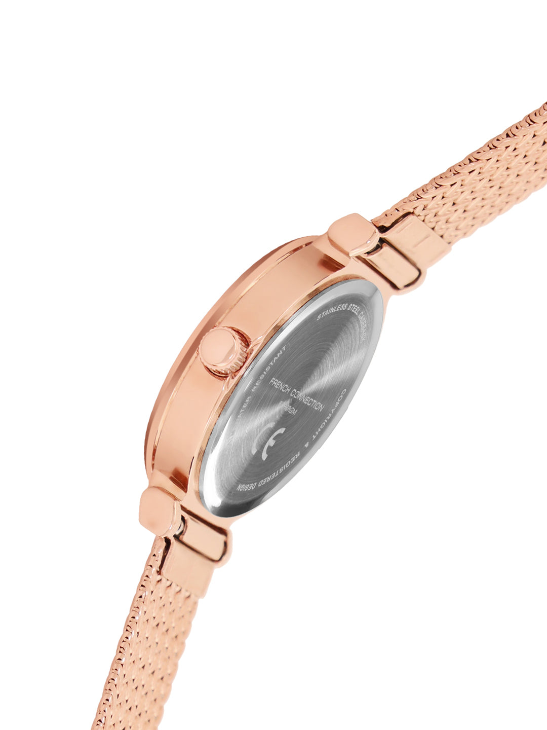 French Connection Pink Dial Analog Watch for Women's - FCH8RGM