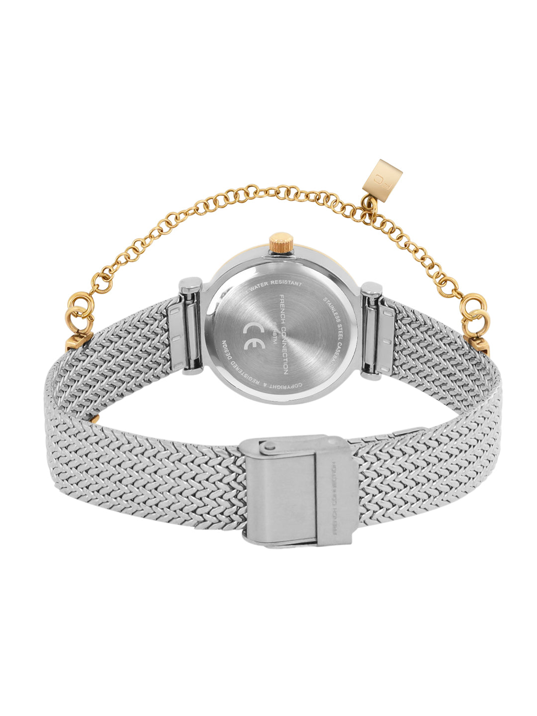 French Connection White Dial Analog Watch for Women's - FCH8TM