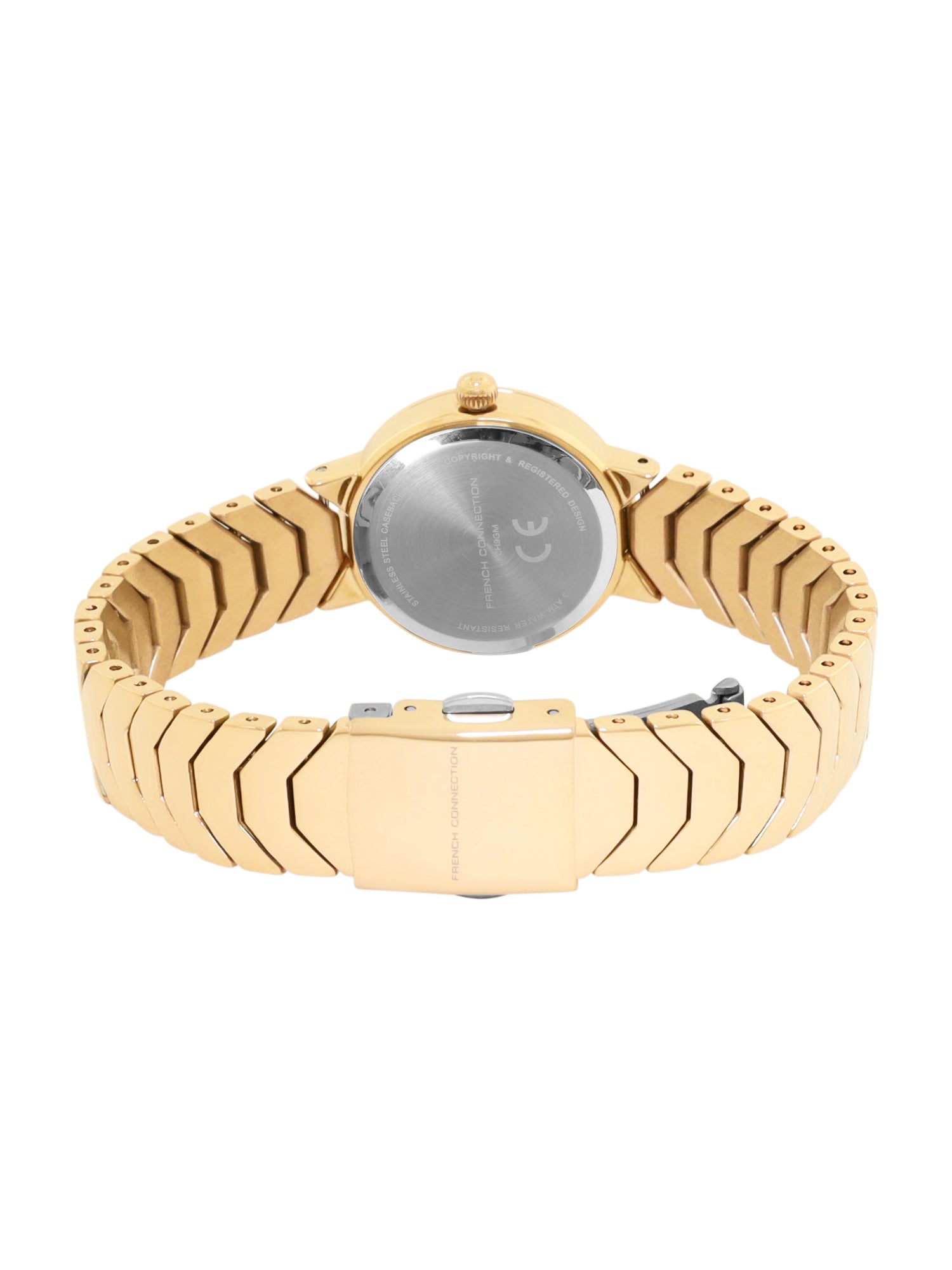 French Connection White Dial Analog Watch for Women's - FCH9GM