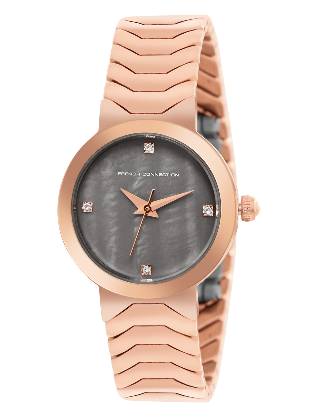 French Connection Grey Dial Analog Watch for Women's - FCH9RGM