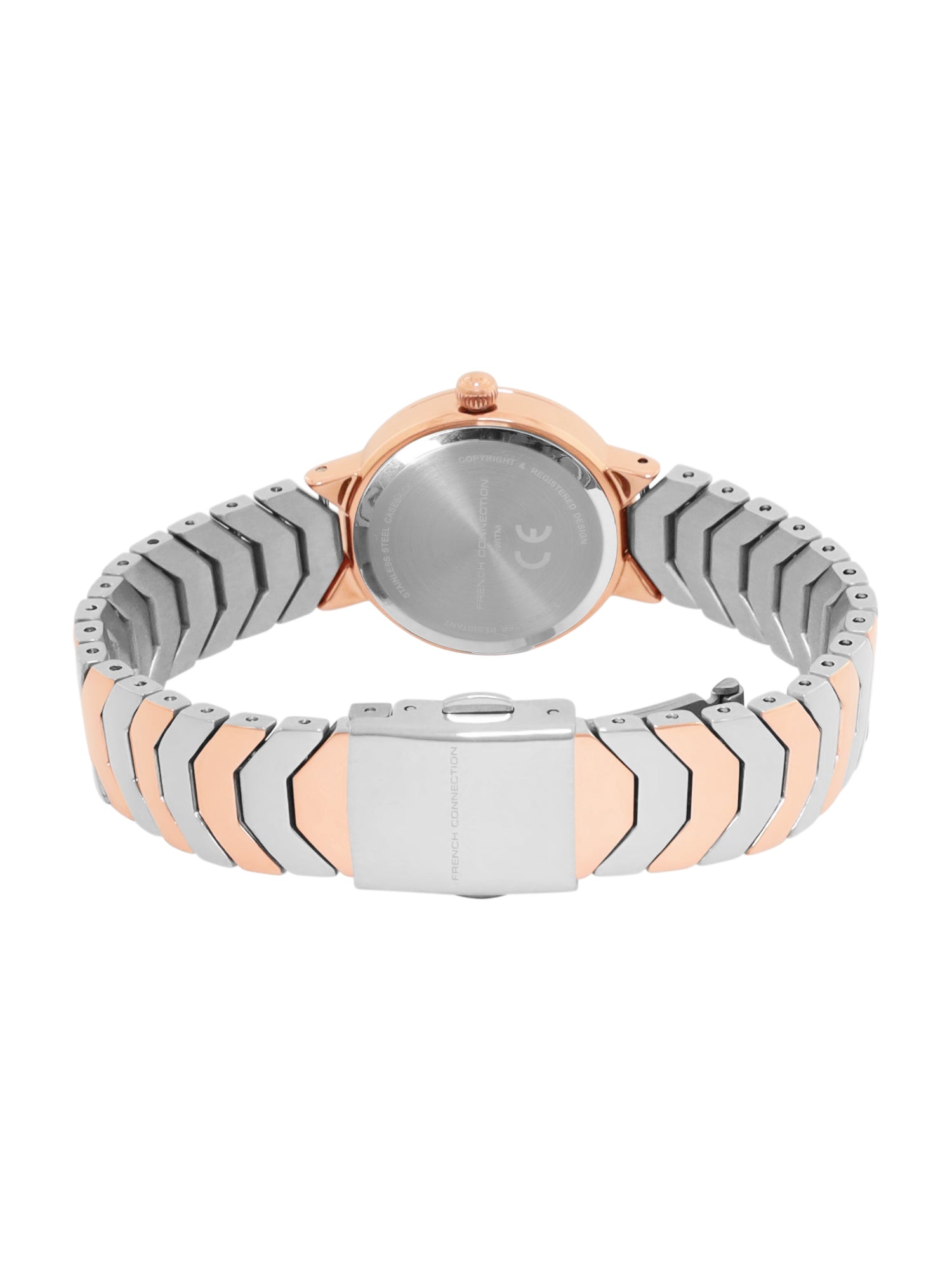 French Connection White Dial Analog Watch for Women's - FCH9RTM