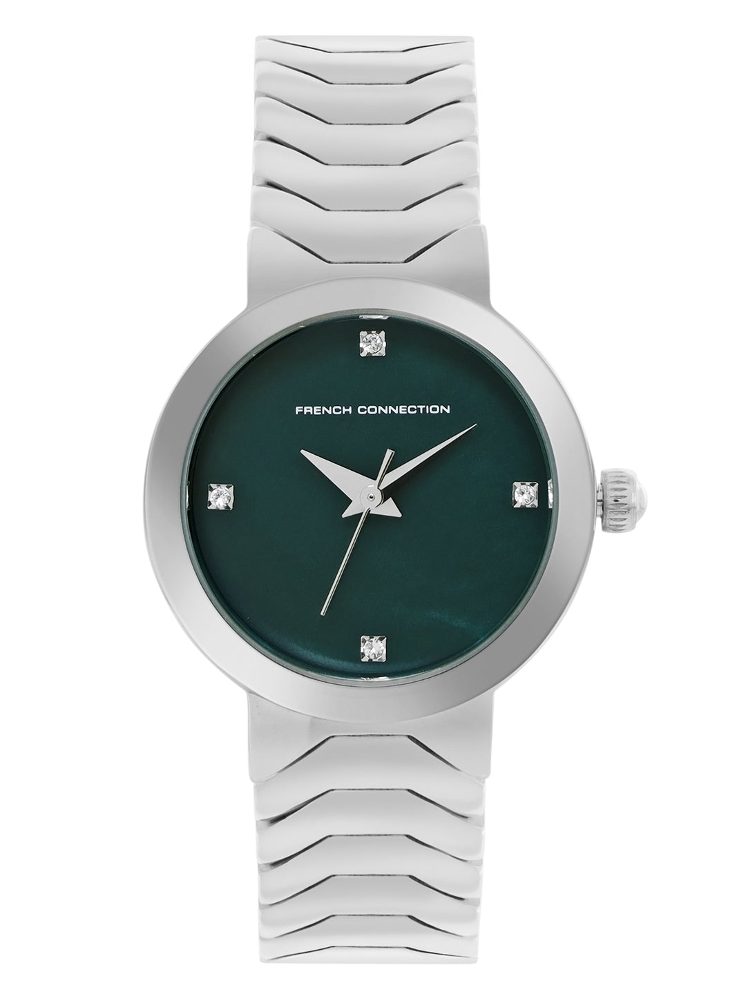 French Connection Green Dial Analog Watch for Women's - FCH9SM