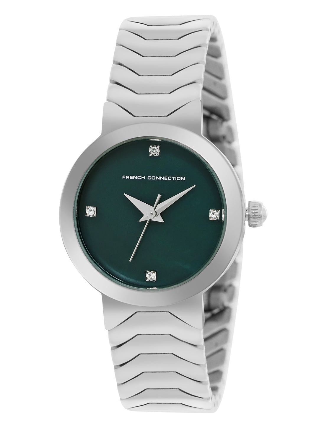 French Connection Green Dial Analog Watch for Women's - FCH9SM
