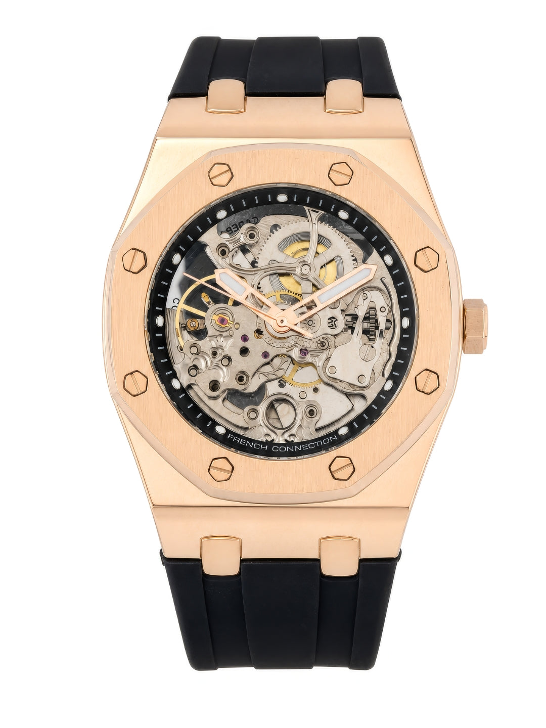 French Connection Automatic Silver Dial Men's Watch-FCK2B-RG