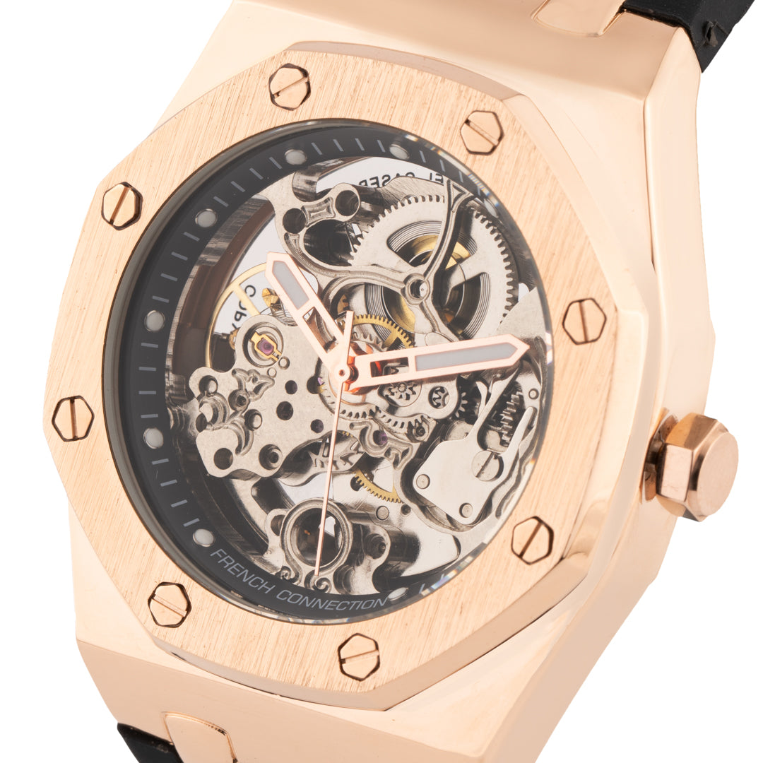 French Connection Automatic Silver Dial Men's Watch-FCK2B-RG