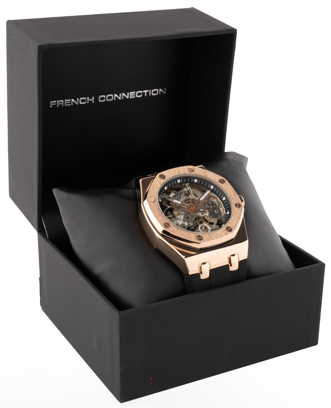 French Connection Automatic Silver Dial Men's Watch-FCK2B-RG