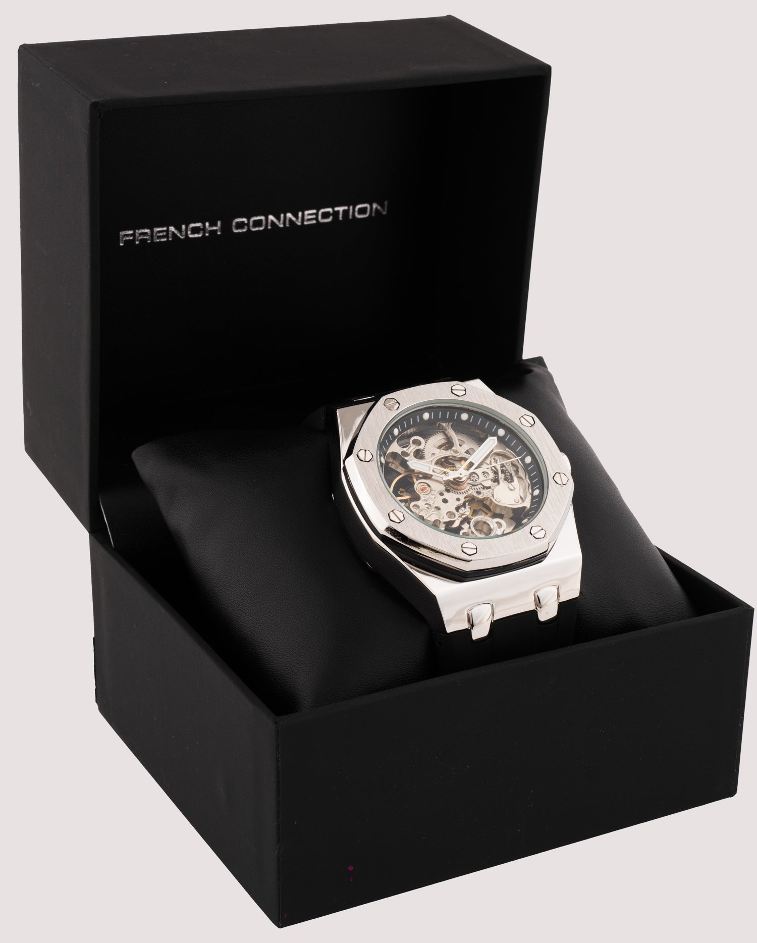 French Connection Automatic Silver Dial Men's Watch-FCK2B-S