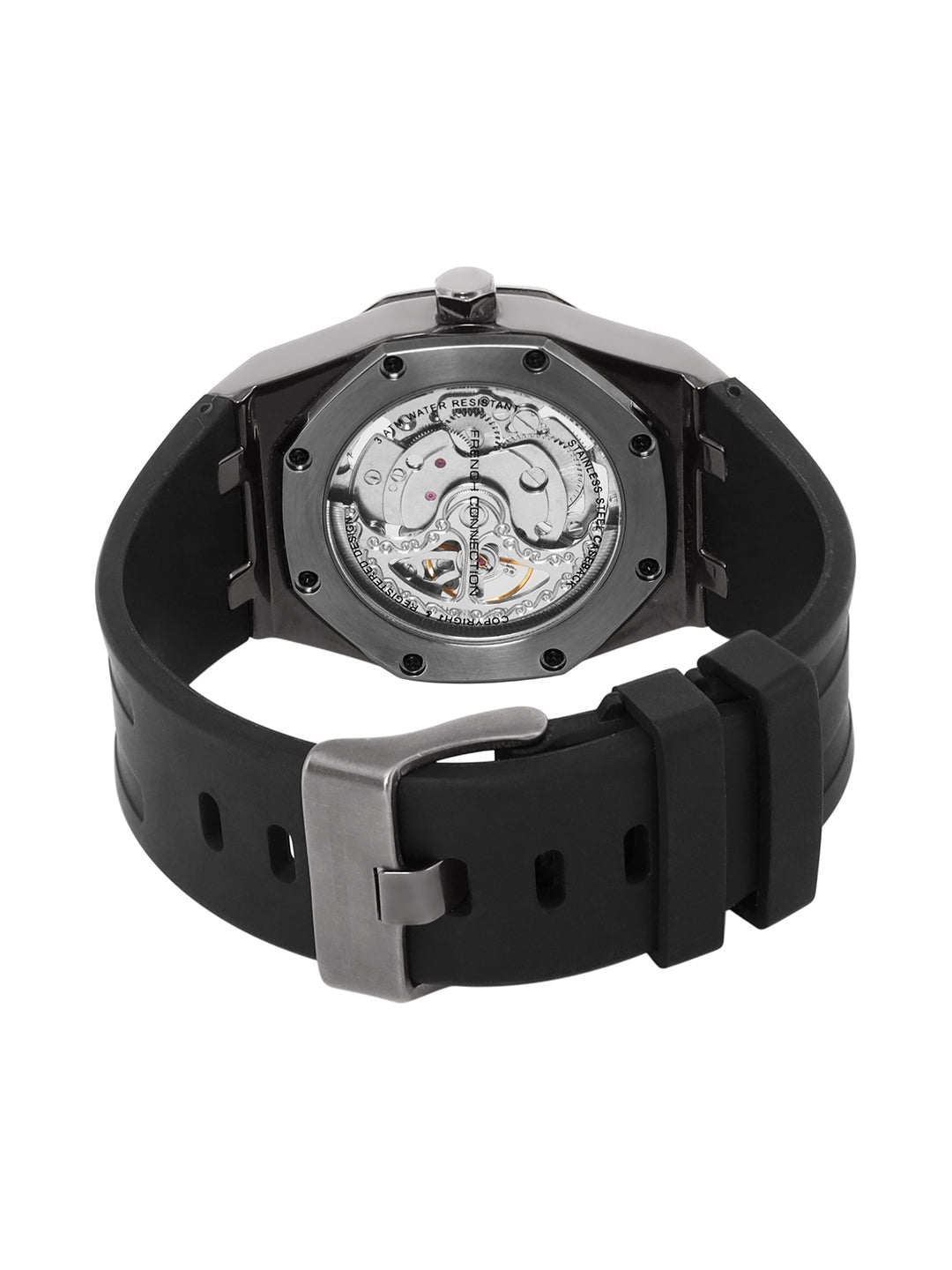 French Connection Automatic Silver Dial Men's Watch-FCK2B