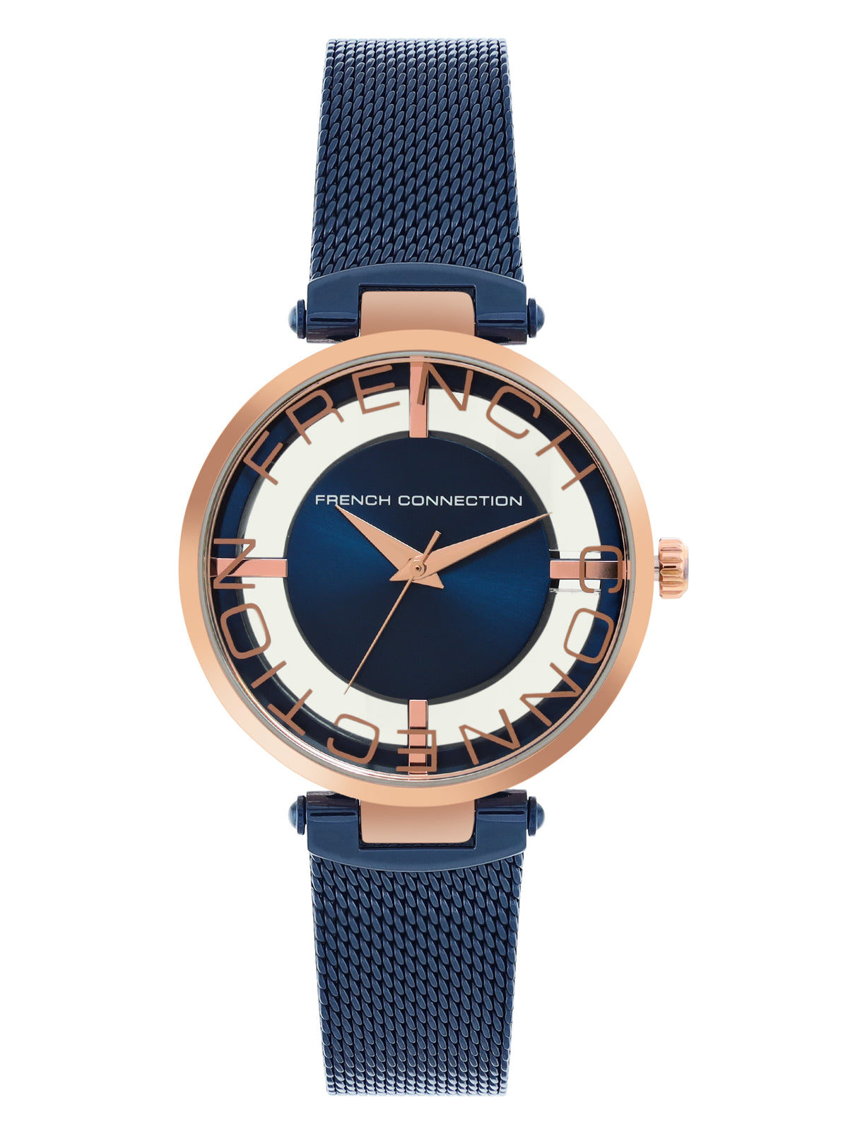 French Connection Navy Dial Women's Analog Watch-FCL0002E