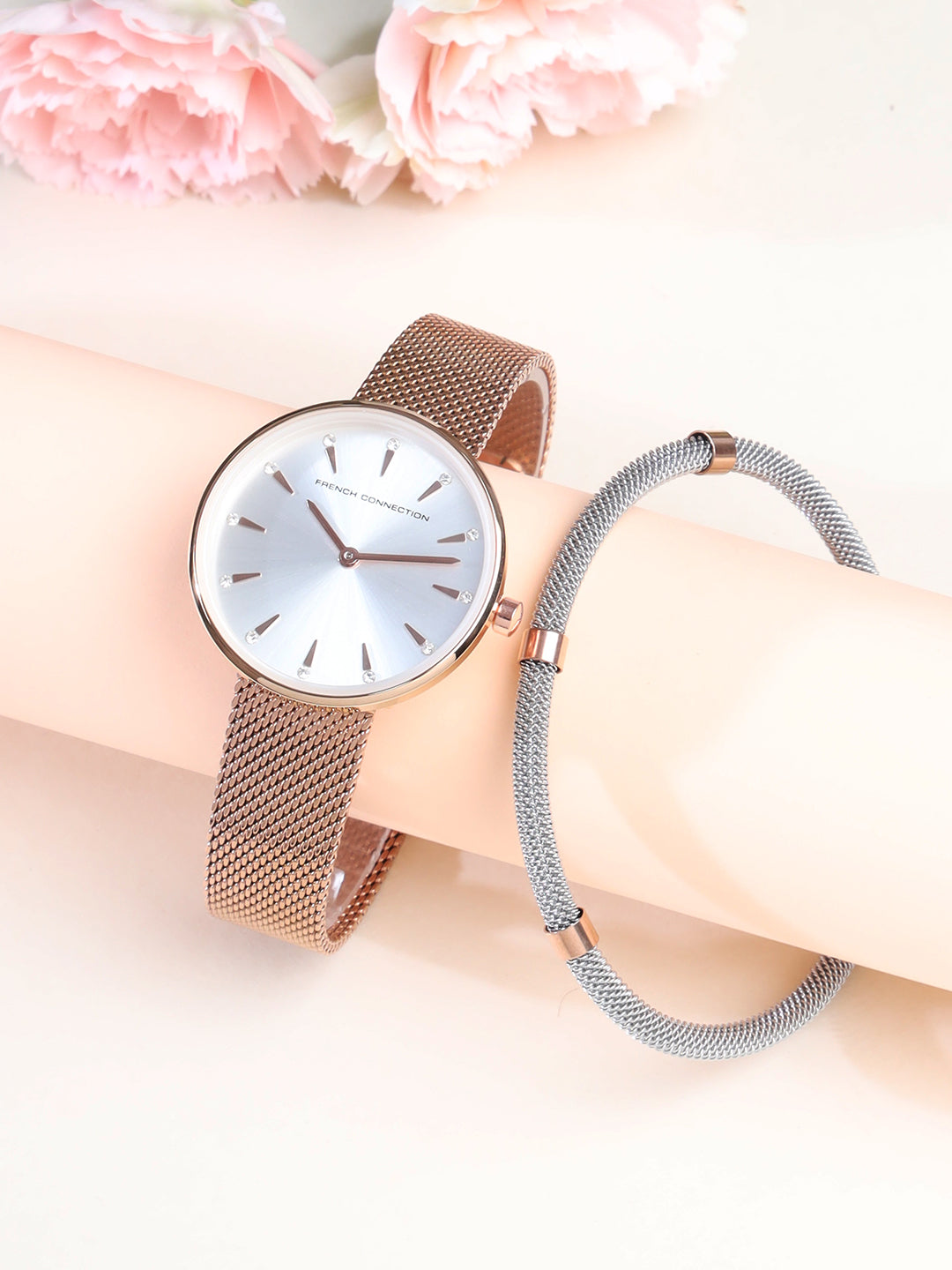 French Connection Analog Silver Dial Women's Watch FCL22-D