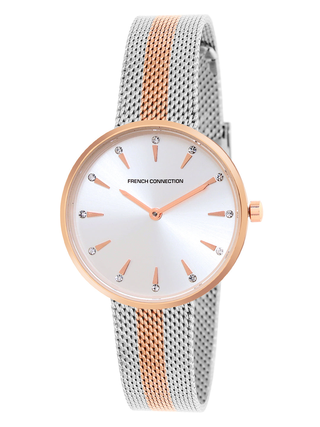 French Connection Silver Dial Women's Analog Watch-FCL22-F