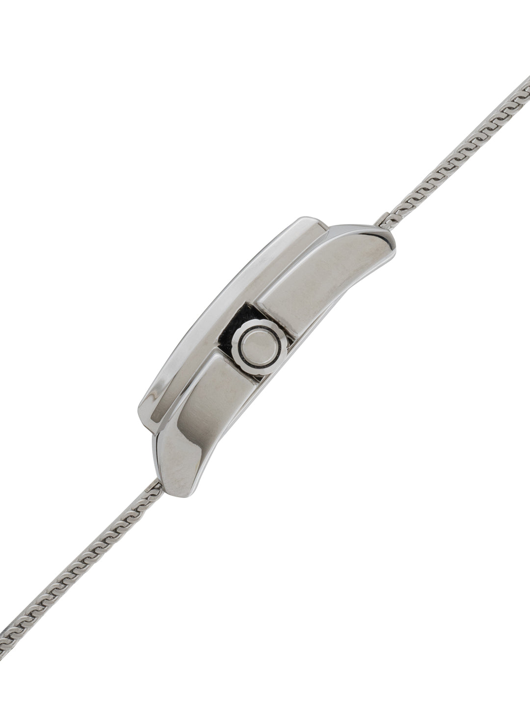 French connection Barrel Silver Tonneau Dial Mens Analogue Watch FCM02SM