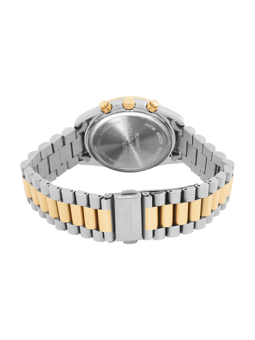 French Connection Green Dial Chronograph Watch for Women - FCM06NTM