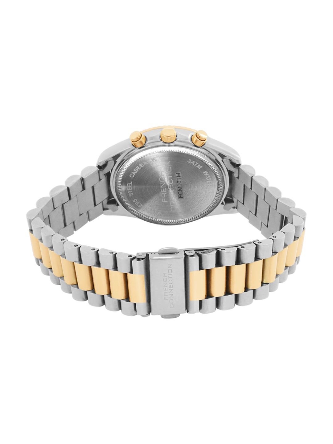 French Connection Pink Dial Chronograph Watch for Women's - FCM06TM