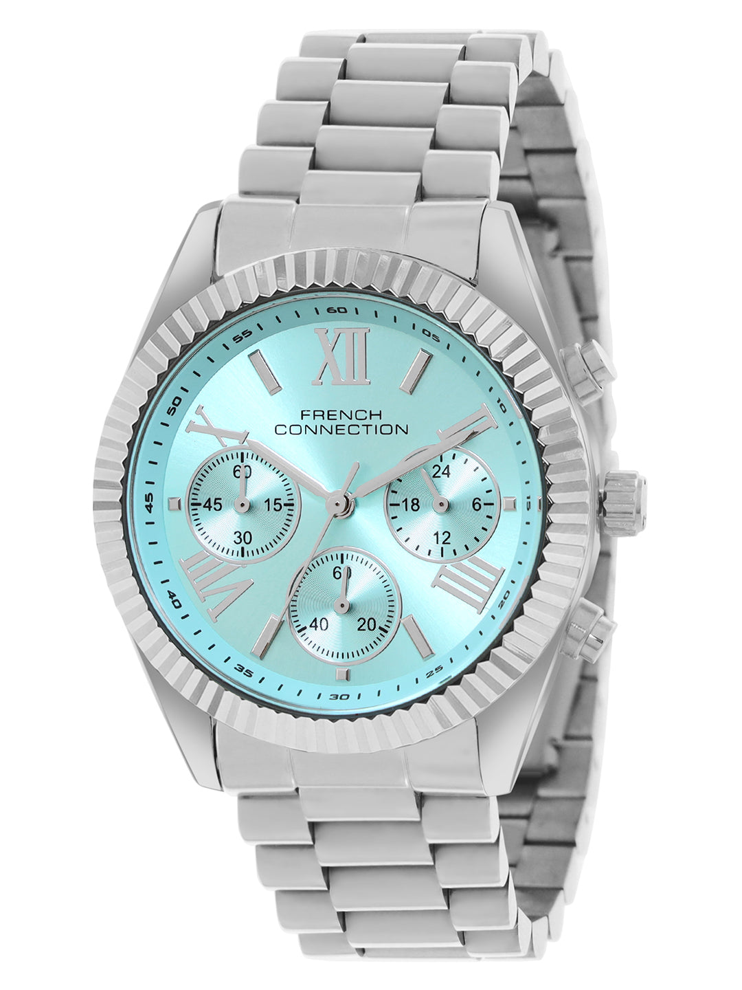 French Connection Blue Dial Chronograph Watch for Women's - FCM06USM