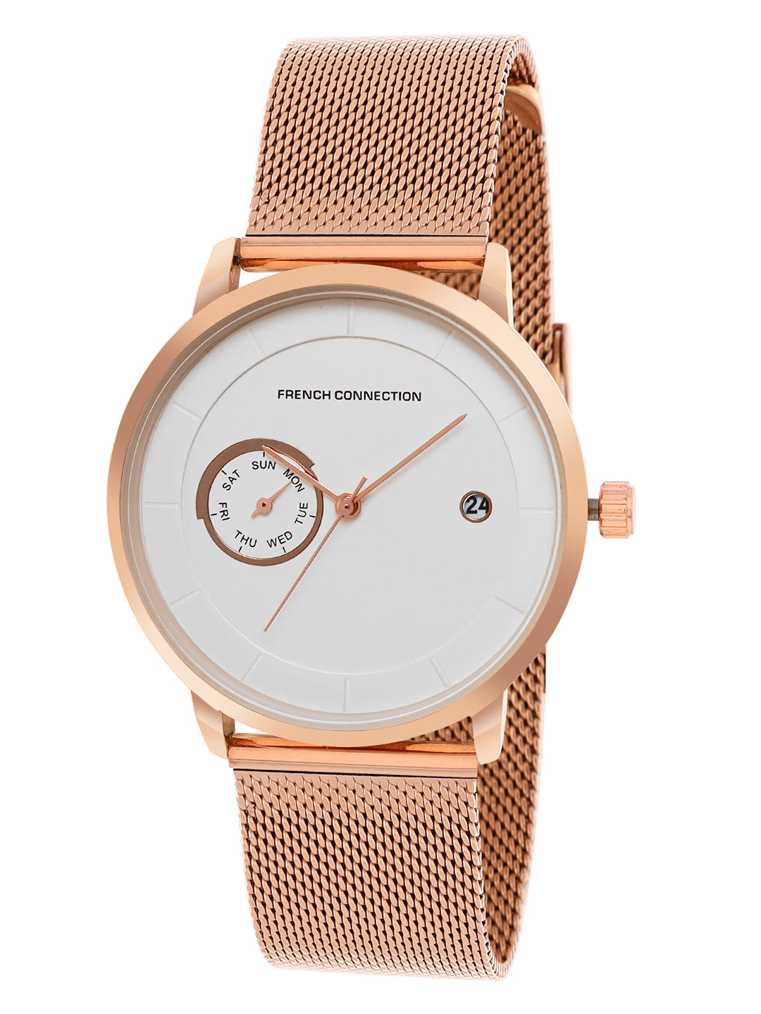 French Connection FCN00025C Picasa White Dial Men's Analog Watch