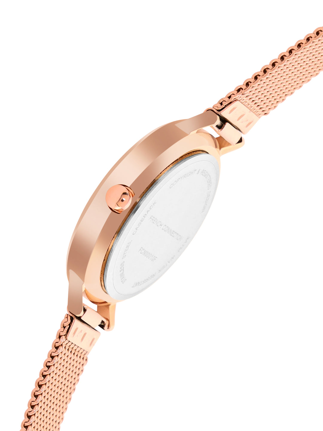 French Connection Analog Gold Dial Women's Watch-FCN00010F