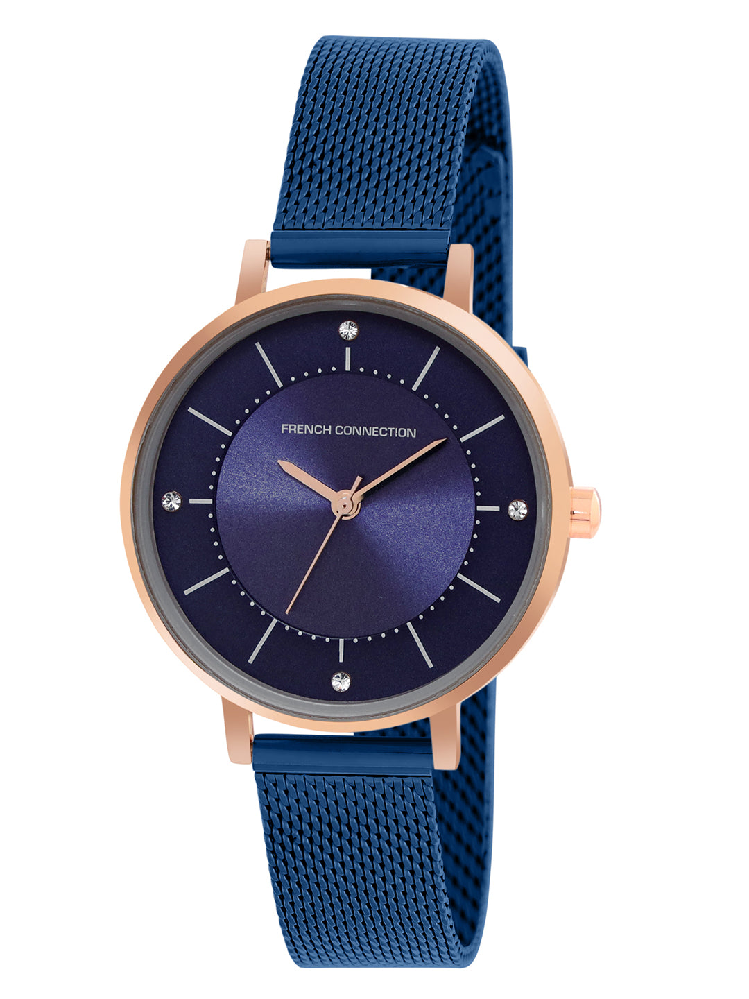 French Connection Analog Blue Dial Women's Watch-FCN00010G