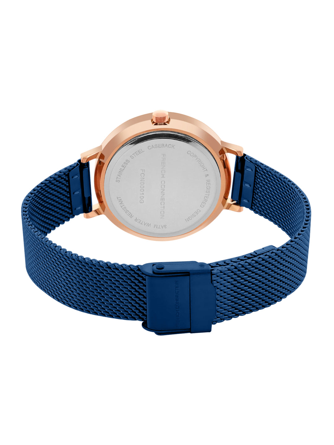 French Connection Analog Blue Dial Women's Watch-FCN00010G