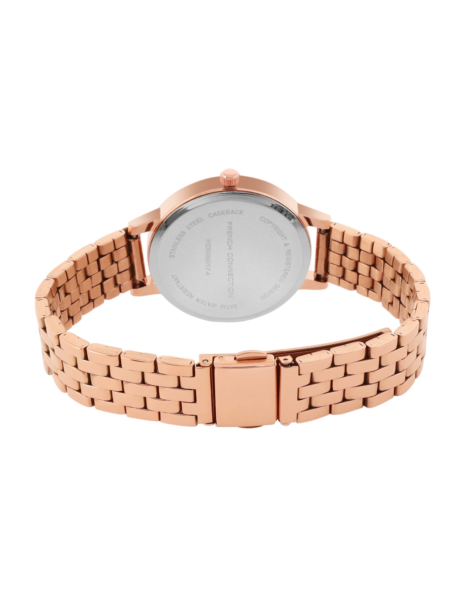 French Connection Analog Rose Gold Dial Women's Watch-FCN00017A