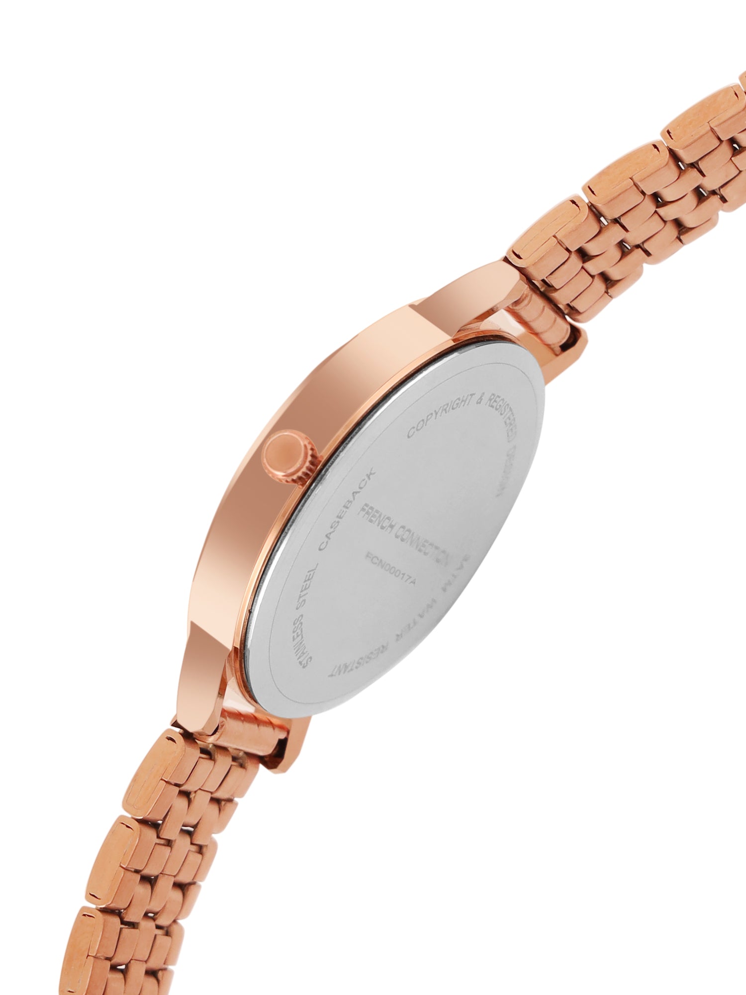 French Connection Analog Rose Gold Dial Women's Watch-FCN00017A