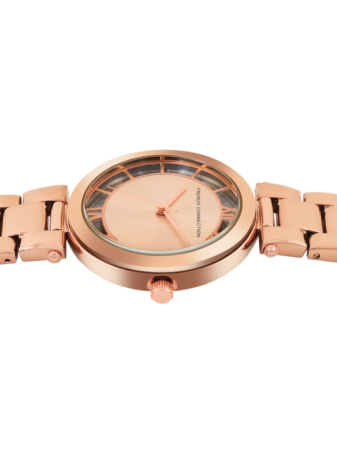 French Connection Analog Rose Gold Dial Women's Watch-FCN0001A