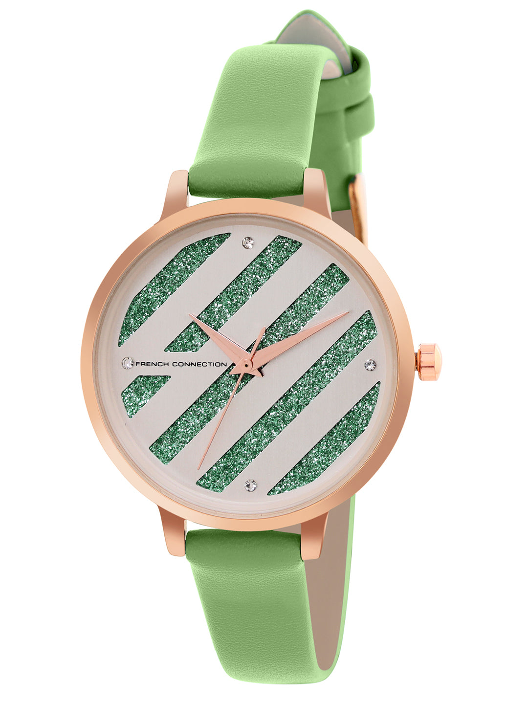 French Connection Analog Green Dial Women's Watch-FCN00022B