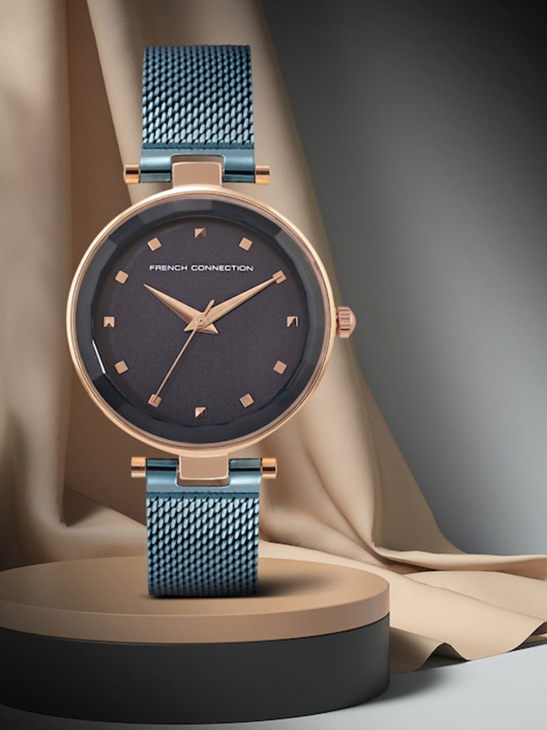 French Connection Analog Blue Dial Women's Watch-FCN00029A