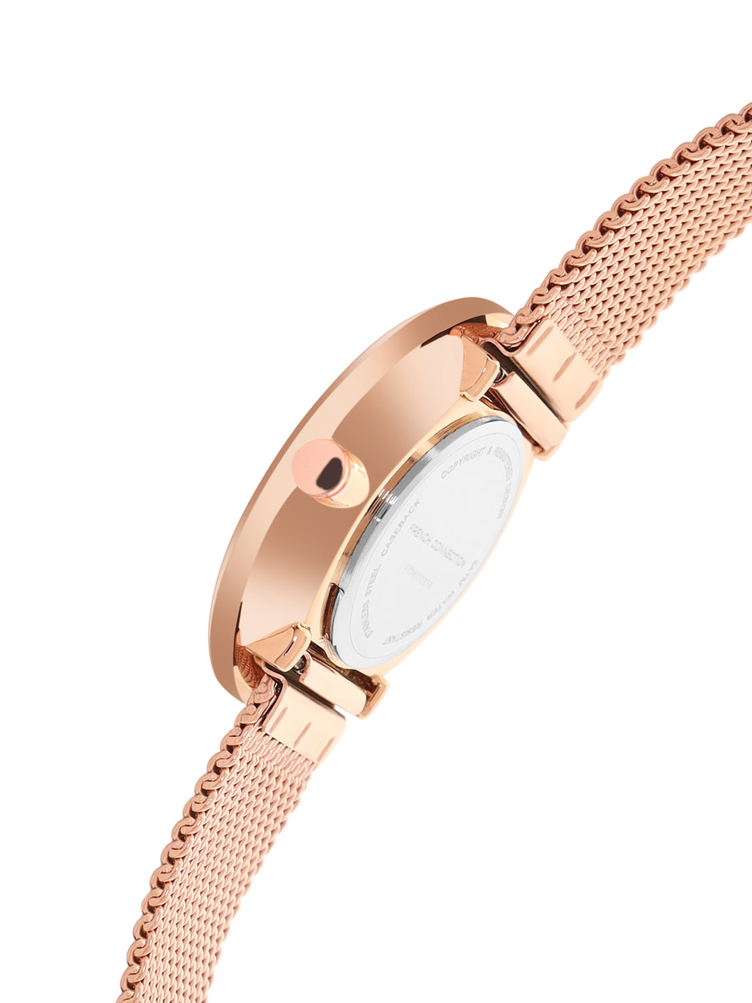 French Connection Analog Rose Gold Dial Women's Watch-FCN00033B