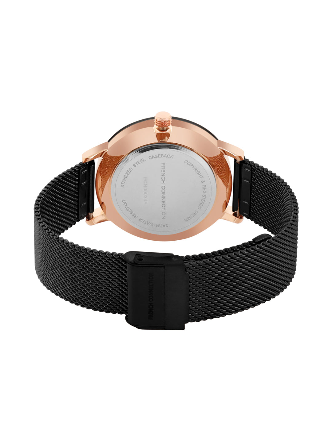 French Connection Analog Black Dial Men's Watch-FCN00034A