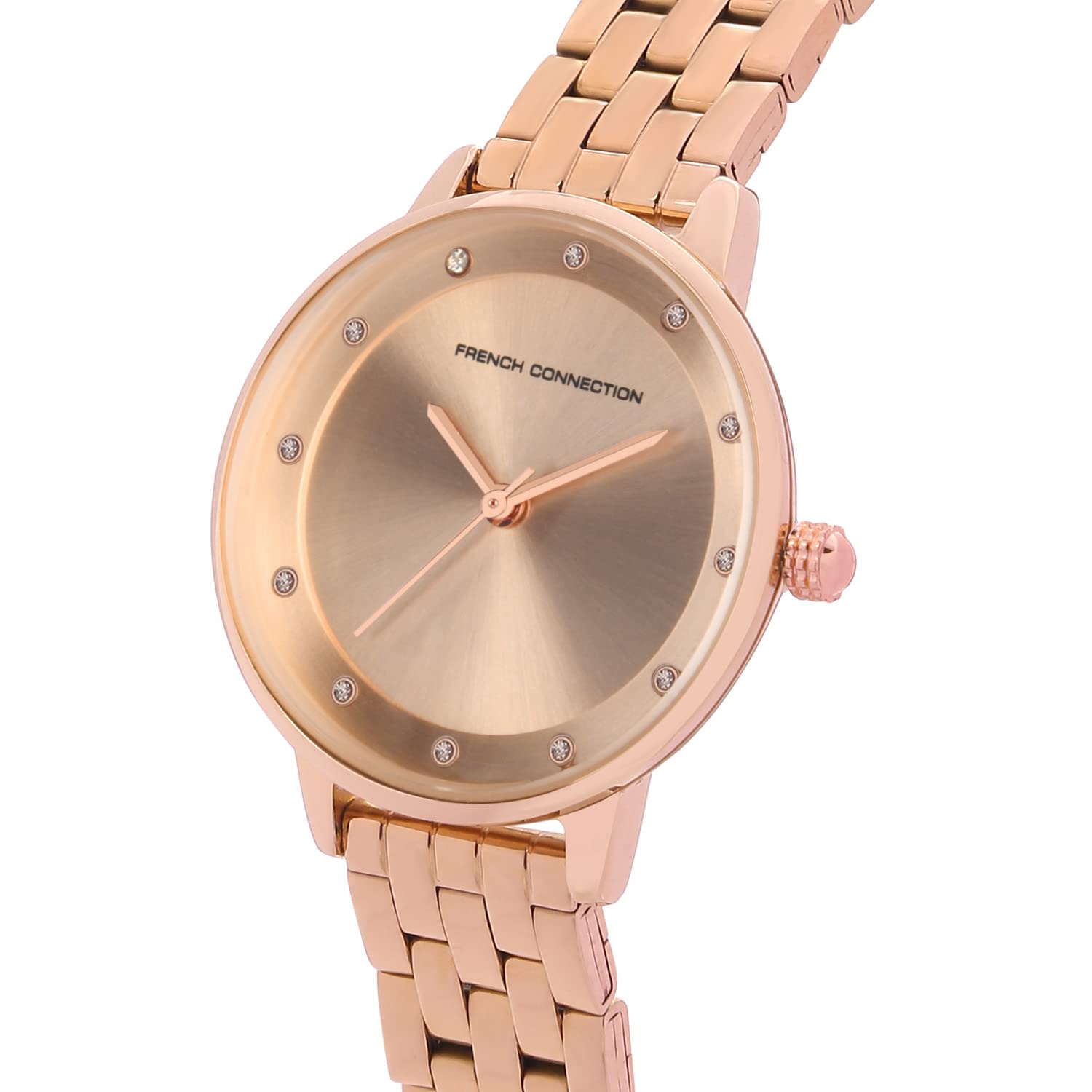 French Connection Analog Rose Gold Dial Women's Watch-FCN00035A