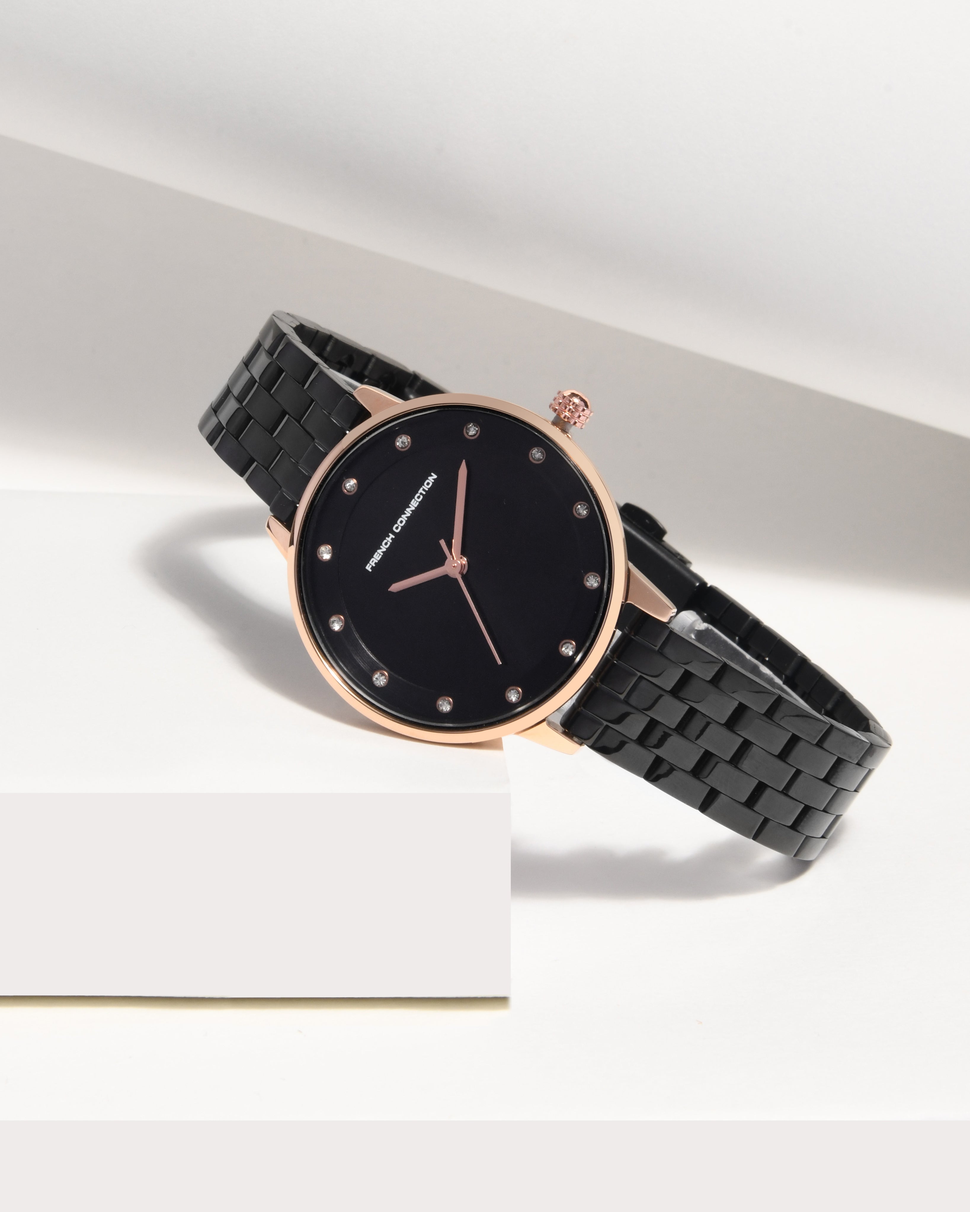 French Connection Analog Black Dial Women's Watch-FCN00035F