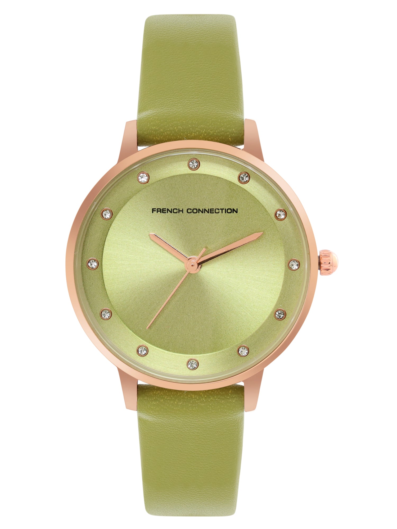 French Connection Analog Green Dial Women's Watch-FCN00035G