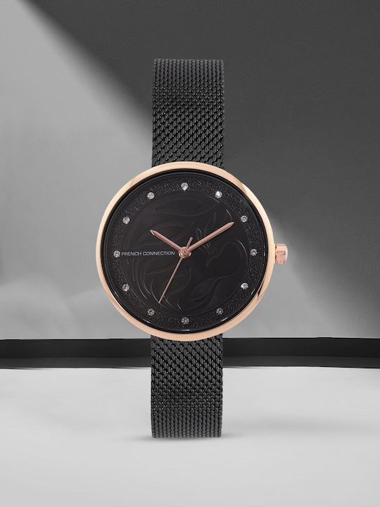 French Connection Analog Black Dial Women's Watch-FCN00038A