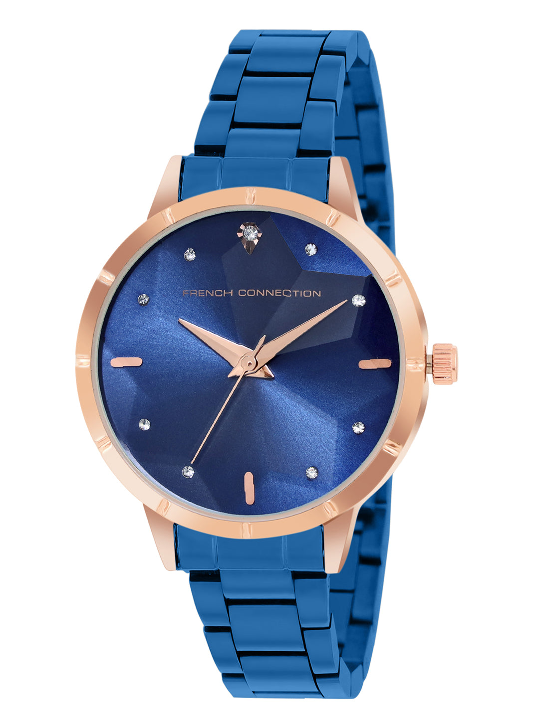 French Connection Blue Dial with Blue Strap Womens Analog Watch | FCN00078E