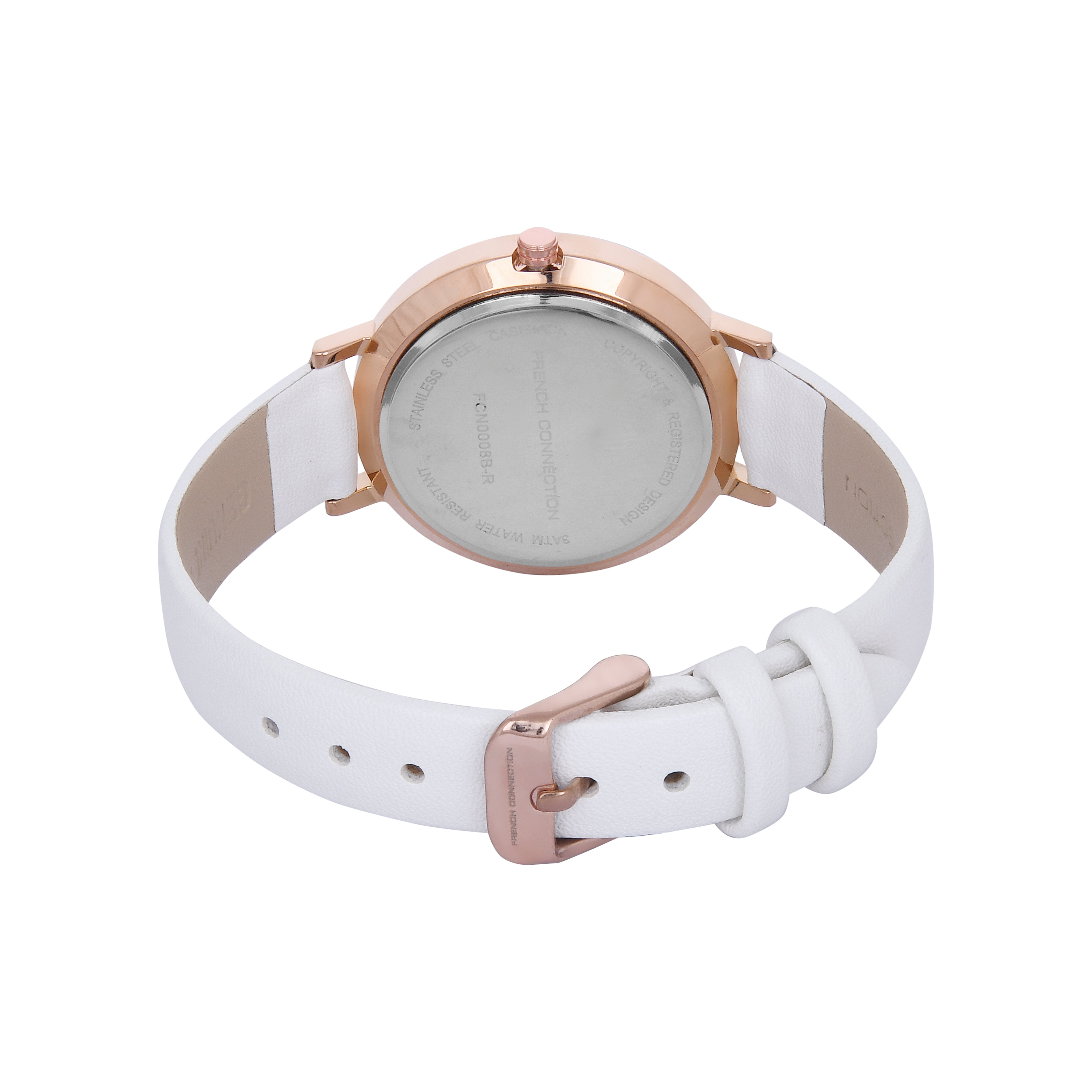French Connection Spring-Summer 2021 Analog White Dial Women's Watch-FCN0008B-R