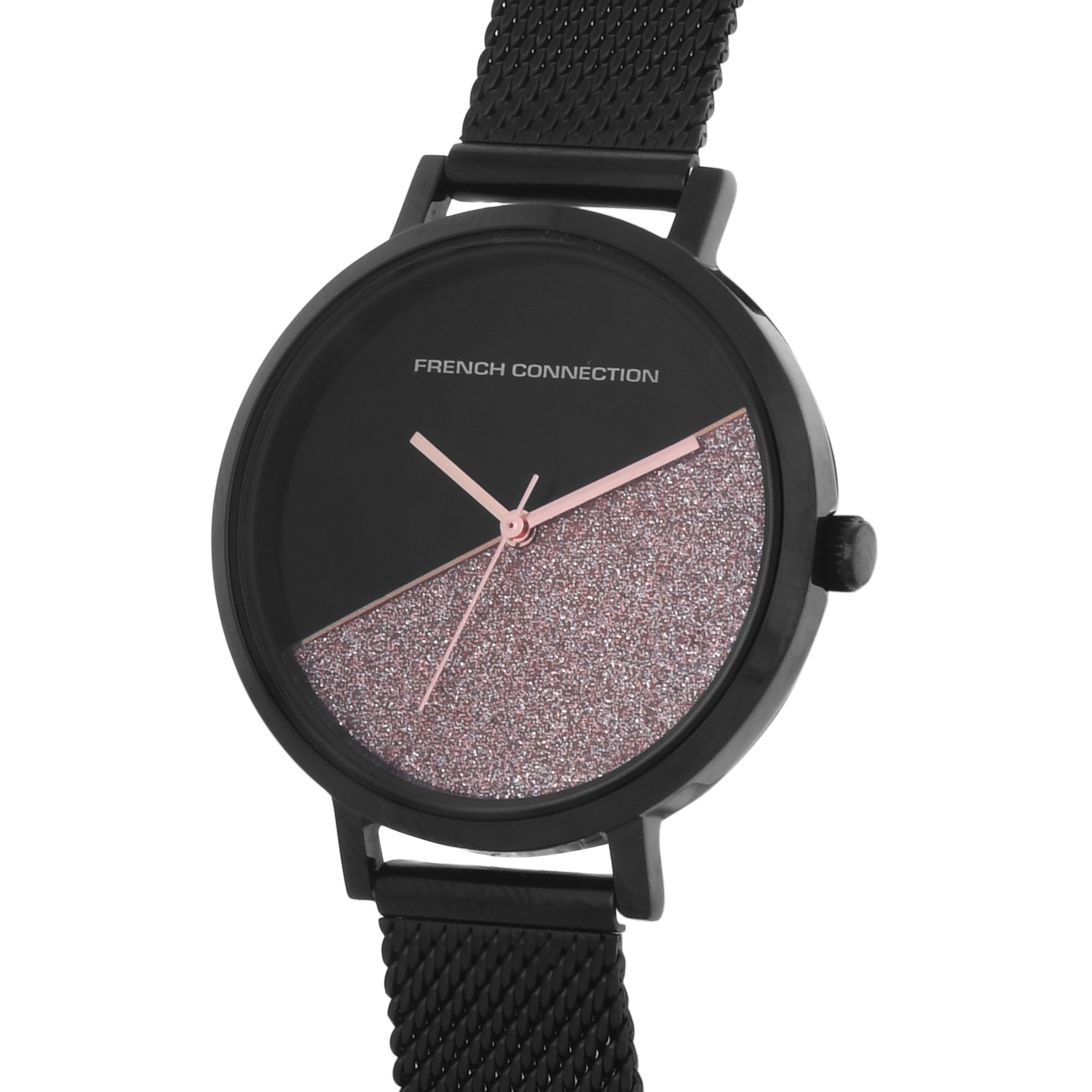 French Connection Spring-Summer Analog Black Dial Women's Watch-FCN0008I-R