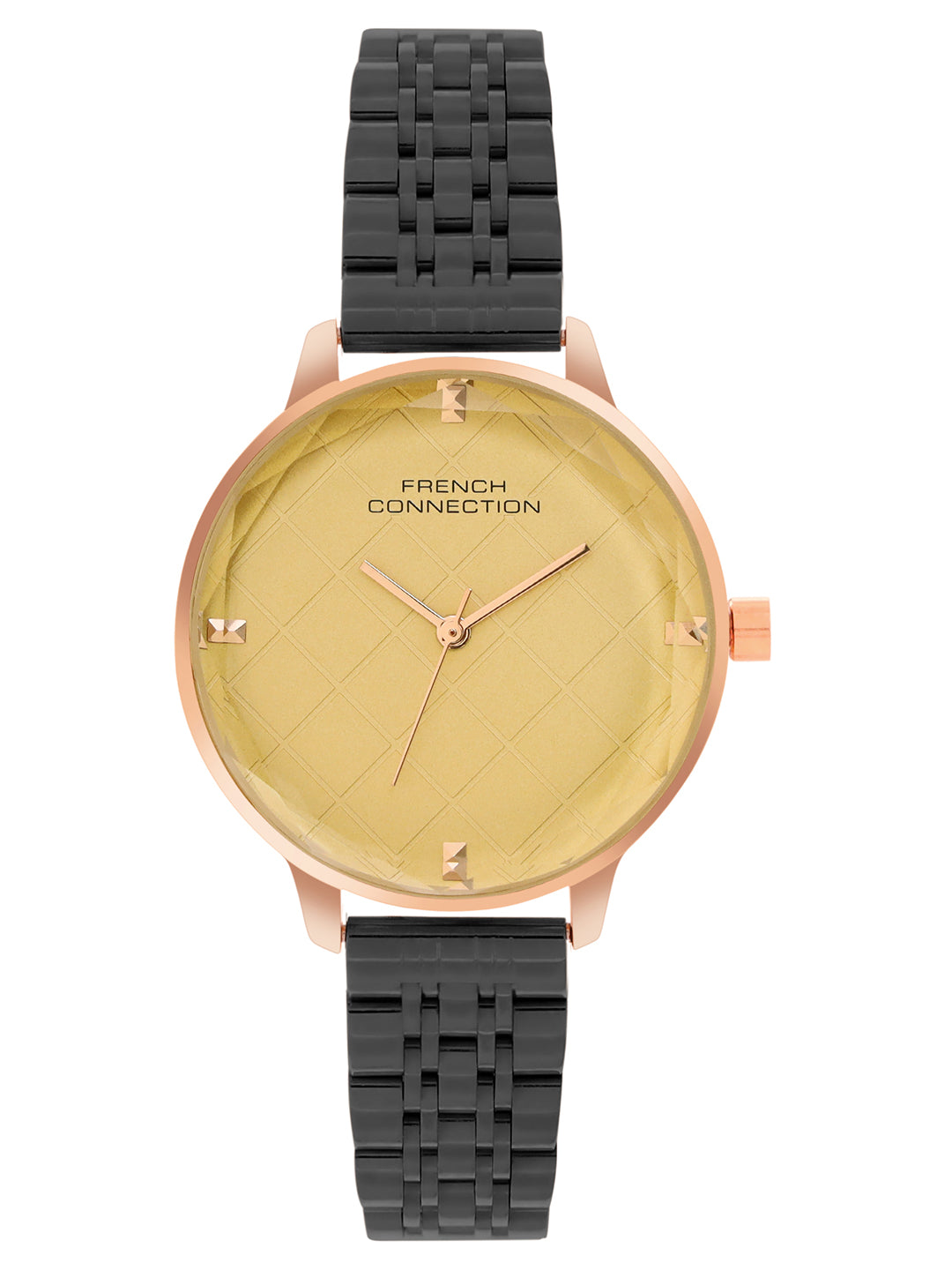 French Connection Analogue Mustard Dial Women's Watch - FCN0100BM