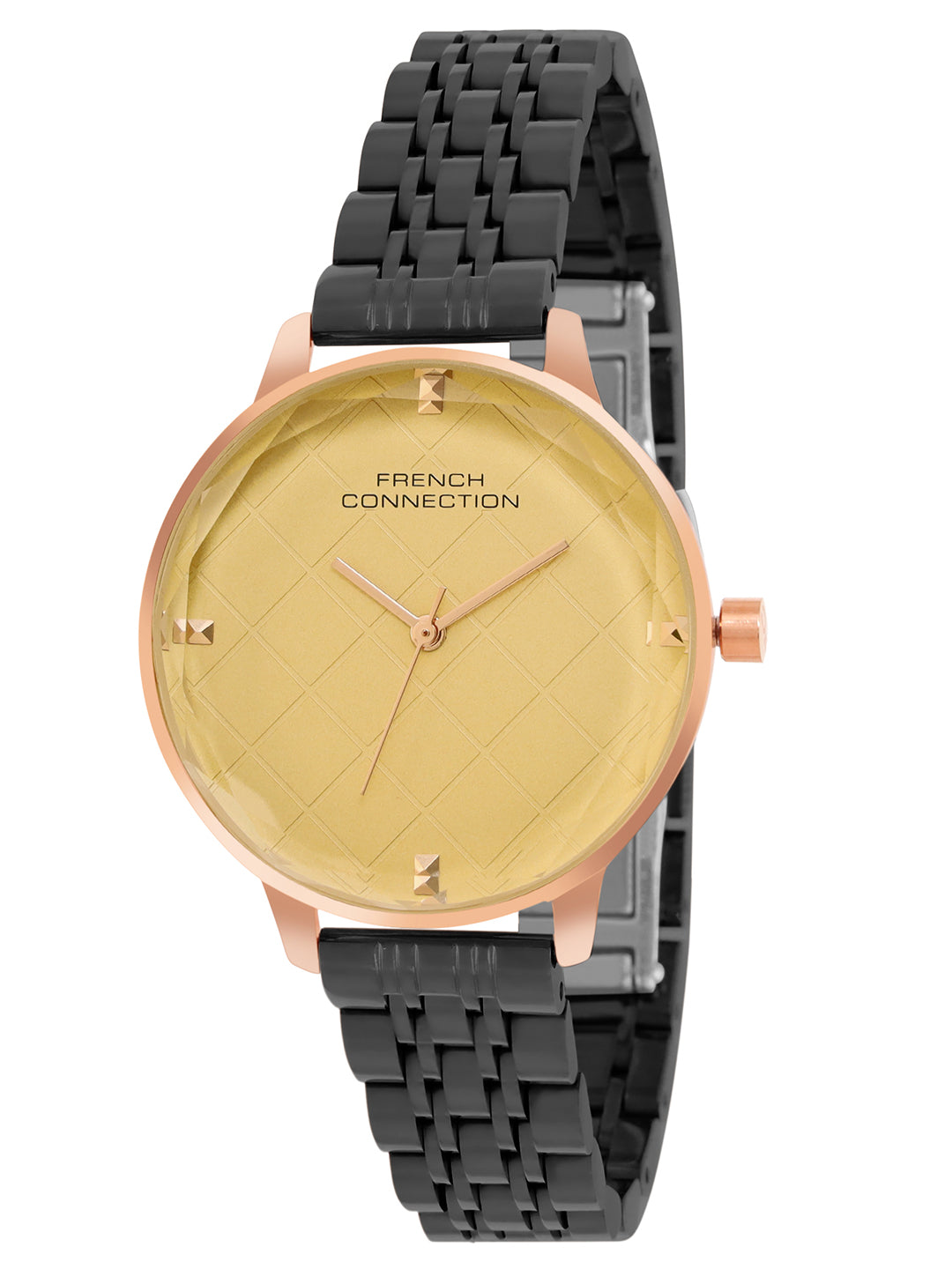 French Connection Analogue Mustard Dial Women's Watch - FCN0100BM