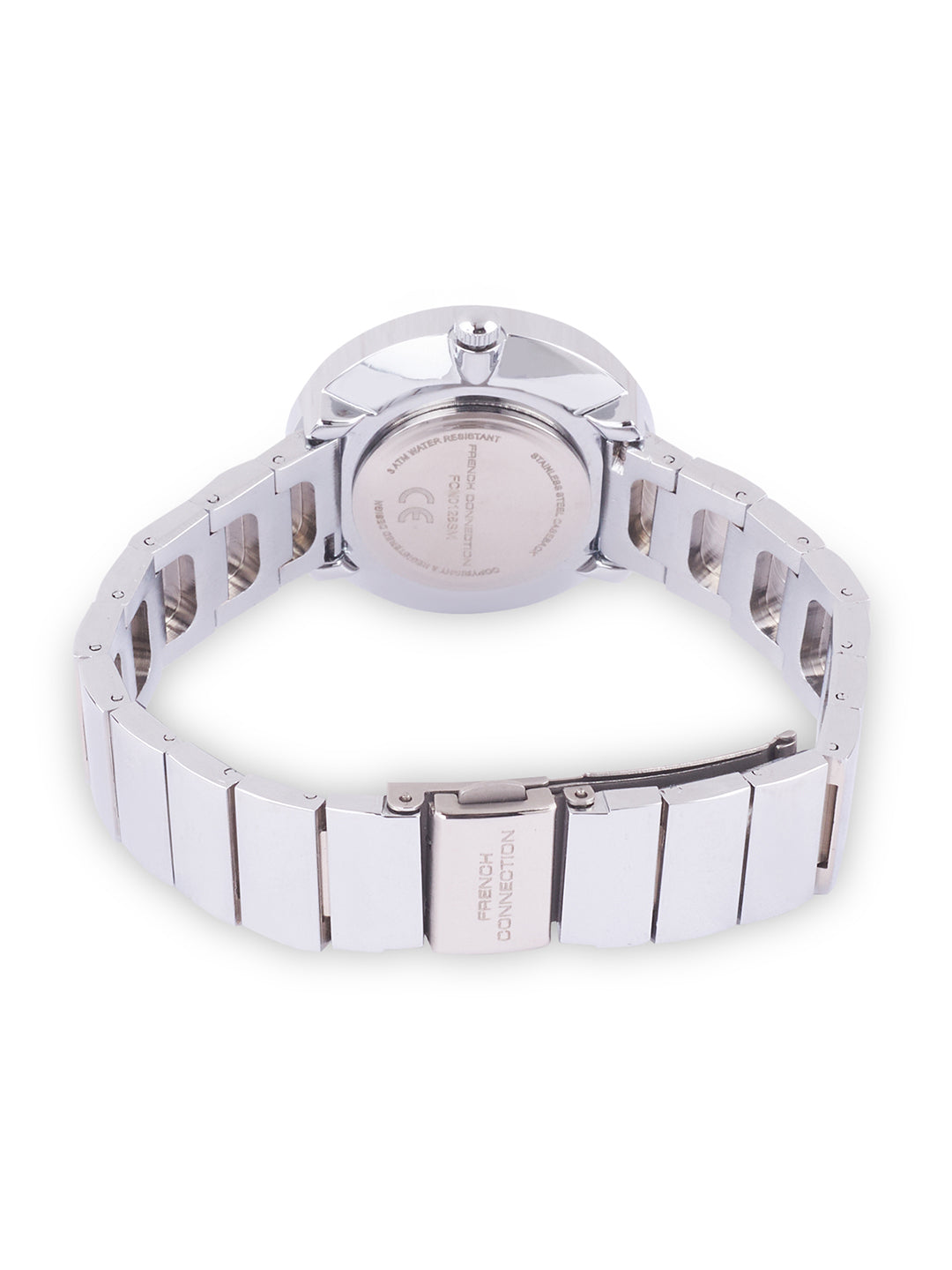 French Connection Mop Sea Green Round Dial With Stainless Steel  Strap Watch - For Womens FCN0128SM