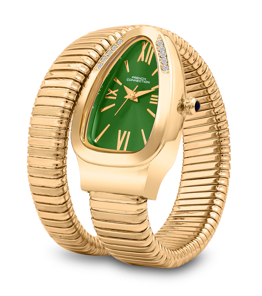 The Eternelle Curve Women's Snake Wrap Design Analog Watch | FCN0142NGM