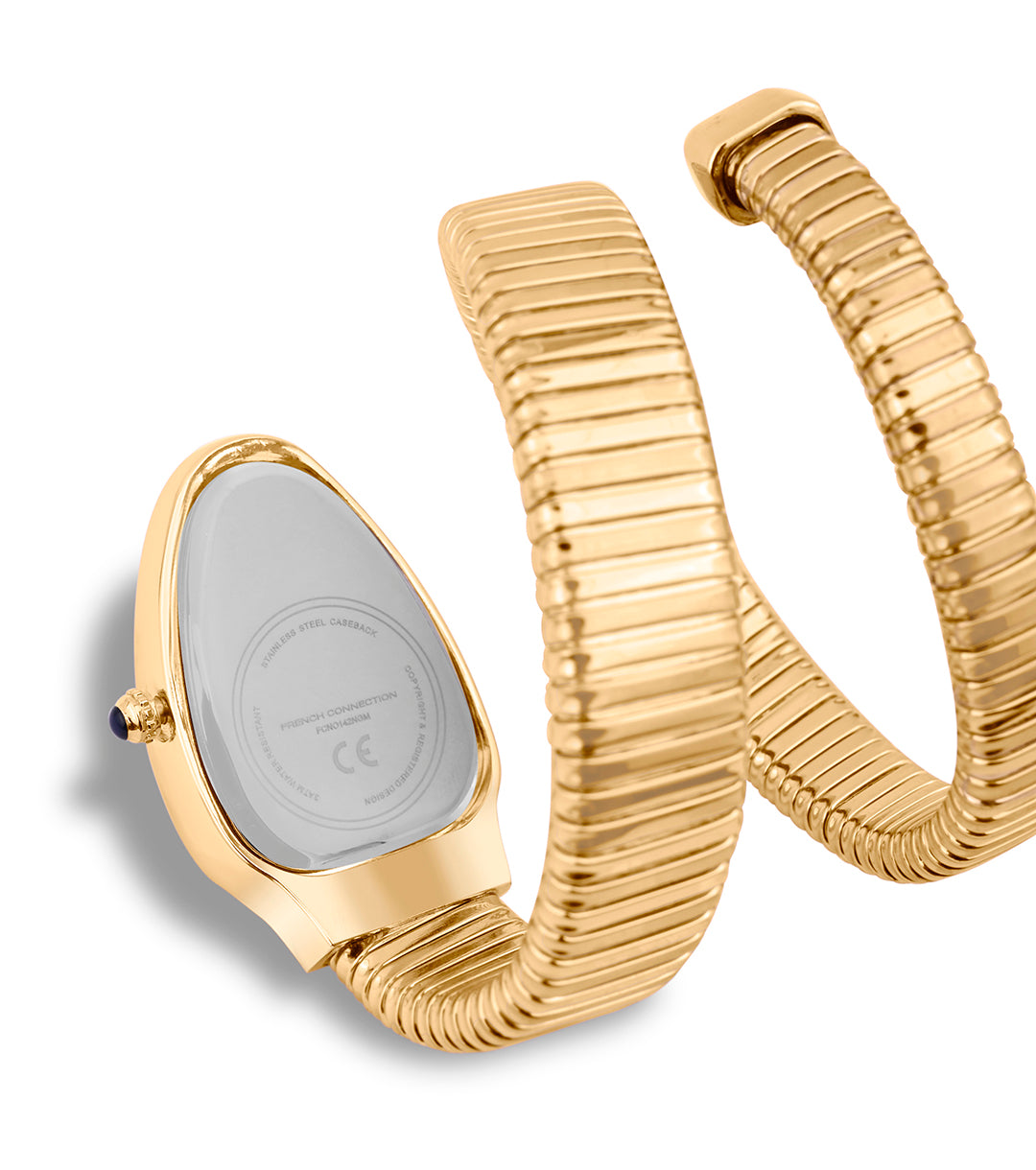 The Eternelle Curve Women's Snake Wrap Design Analog Watch | FCN0142NGM