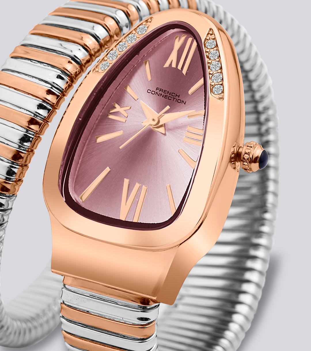 The Eternelle Curve Women's Snake Wrap Design Analog Watch | FCN0142RTM