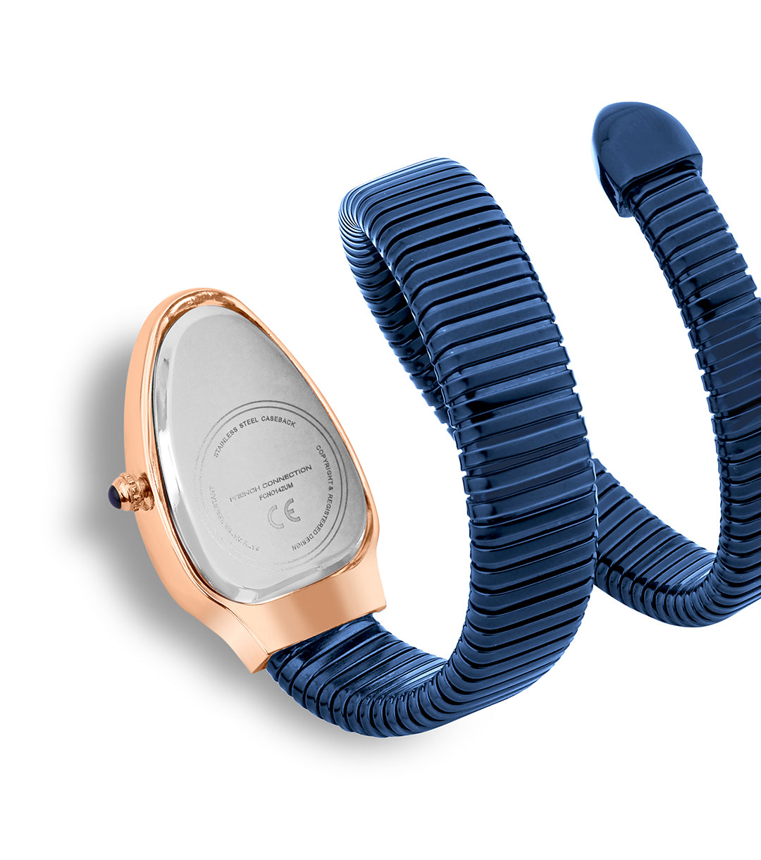 The Eternelle Curve Women's Snake Wrap Design Analog Watch | FCN0142UM