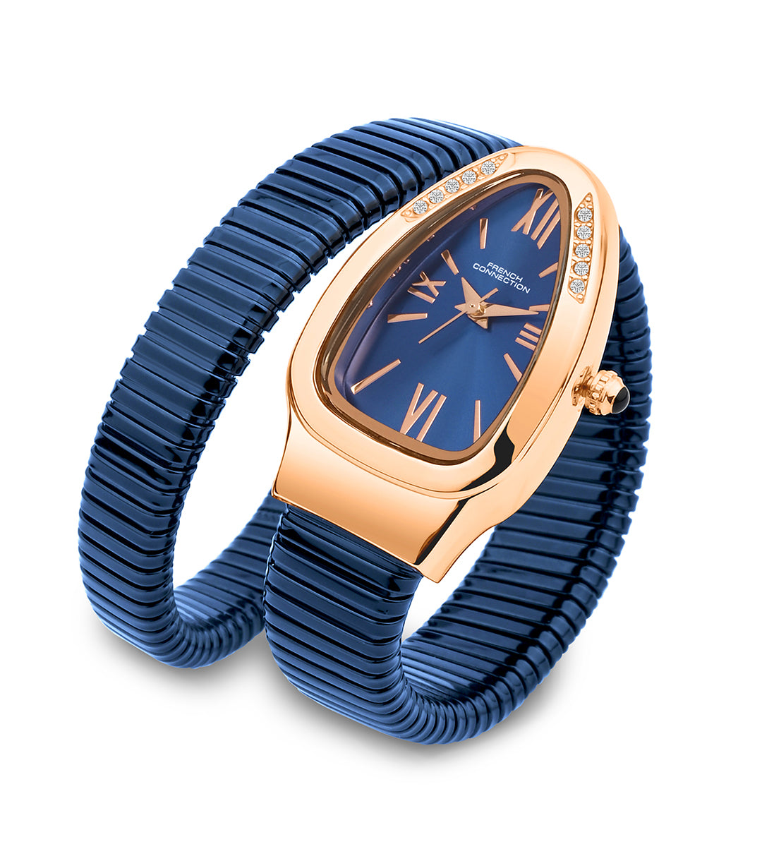 The Eternelle Curve Women's Snake Wrap Design Analog Watch | FCN0142UM